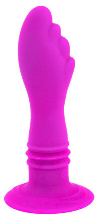 Pretty Love Fist - Plug Anal em Soft Touch com Formato de Mão, Ventosa e 10 Velocidades de Vibração - 13 x 3,5 cm - 2