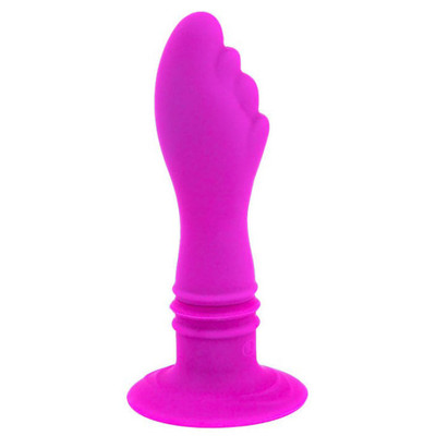 Foto 2 do produto Pretty Love Fist - Plug Anal em Soft Touch com Formato de Mão, Ventosa e 10 Velocidades de Vibração - 13 x 3,5 cm