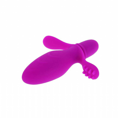 Foto 3 do produto Plug Anal em Silicone com Cerdas e 10 Modos de Vibração - Pretty Love Fitch | 7,4 x 3,3 cm