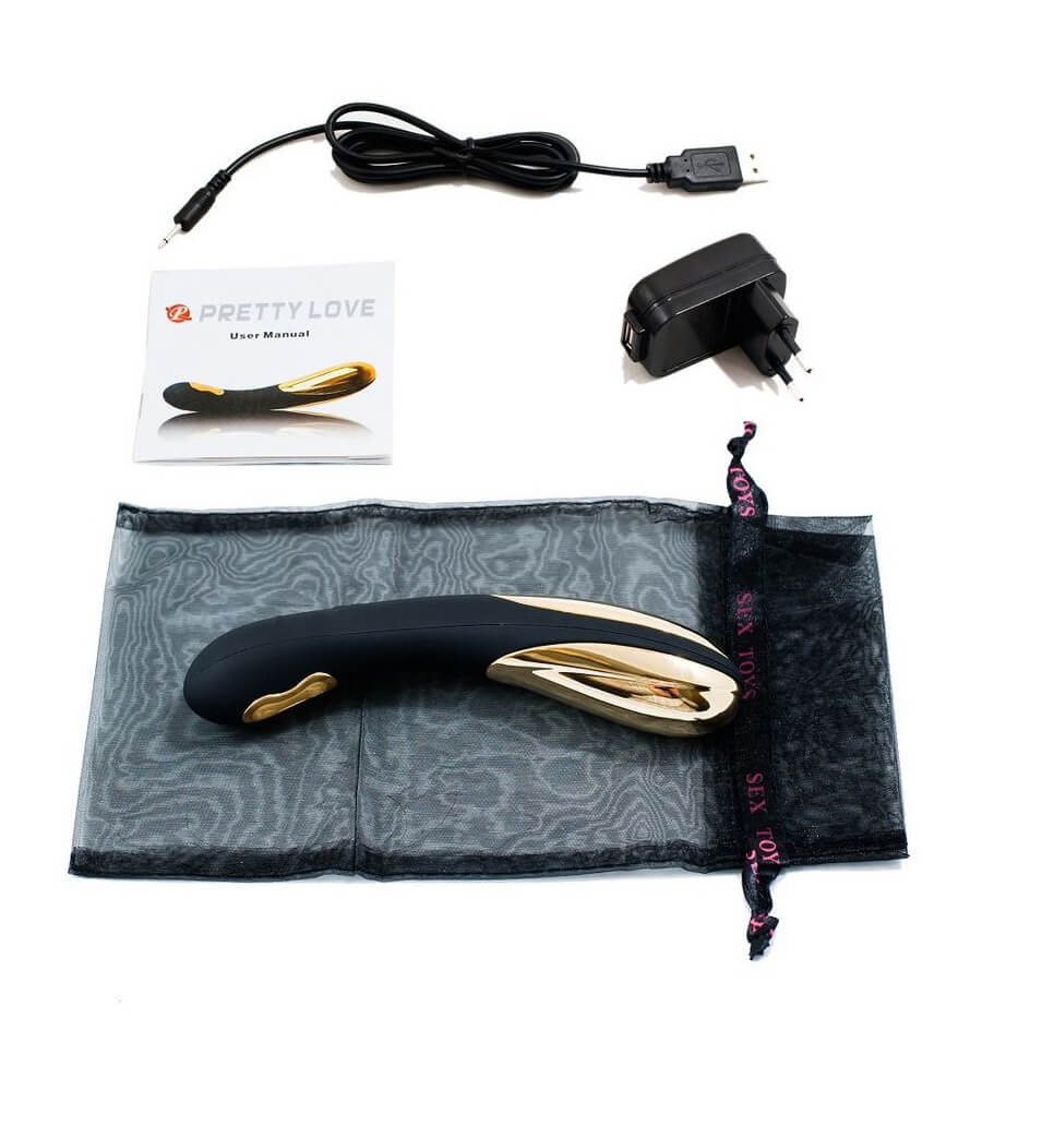 Pretty Love Flamingo - Vibrador Estimulador de Ponto G Recarregável em Soft Touch, 7 Modos de Vibração e Auto Aquecimento - 15,5 x 3 cm - 2