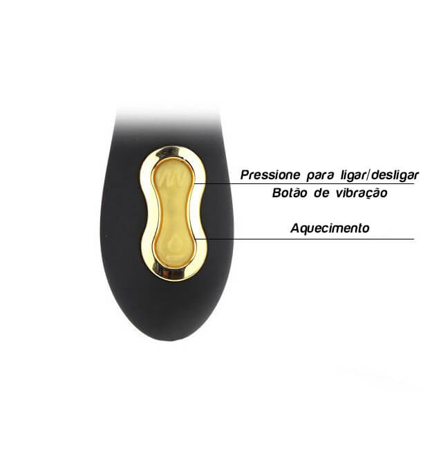 Pretty Love Flamingo - Vibrador Estimulador de Ponto G Recarregável em Soft Touch, 7 Modos de Vibração e Auto Aquecimento - 15,5 x 3 cm - 7