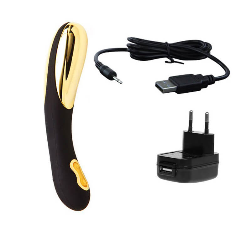 Pretty Love Flamingo - Vibrador Estimulador de Ponto G Recarregável em Soft Touch, 7 Modos de Vibração e Auto Aquecimento - 15,5 x 3 cm - 8