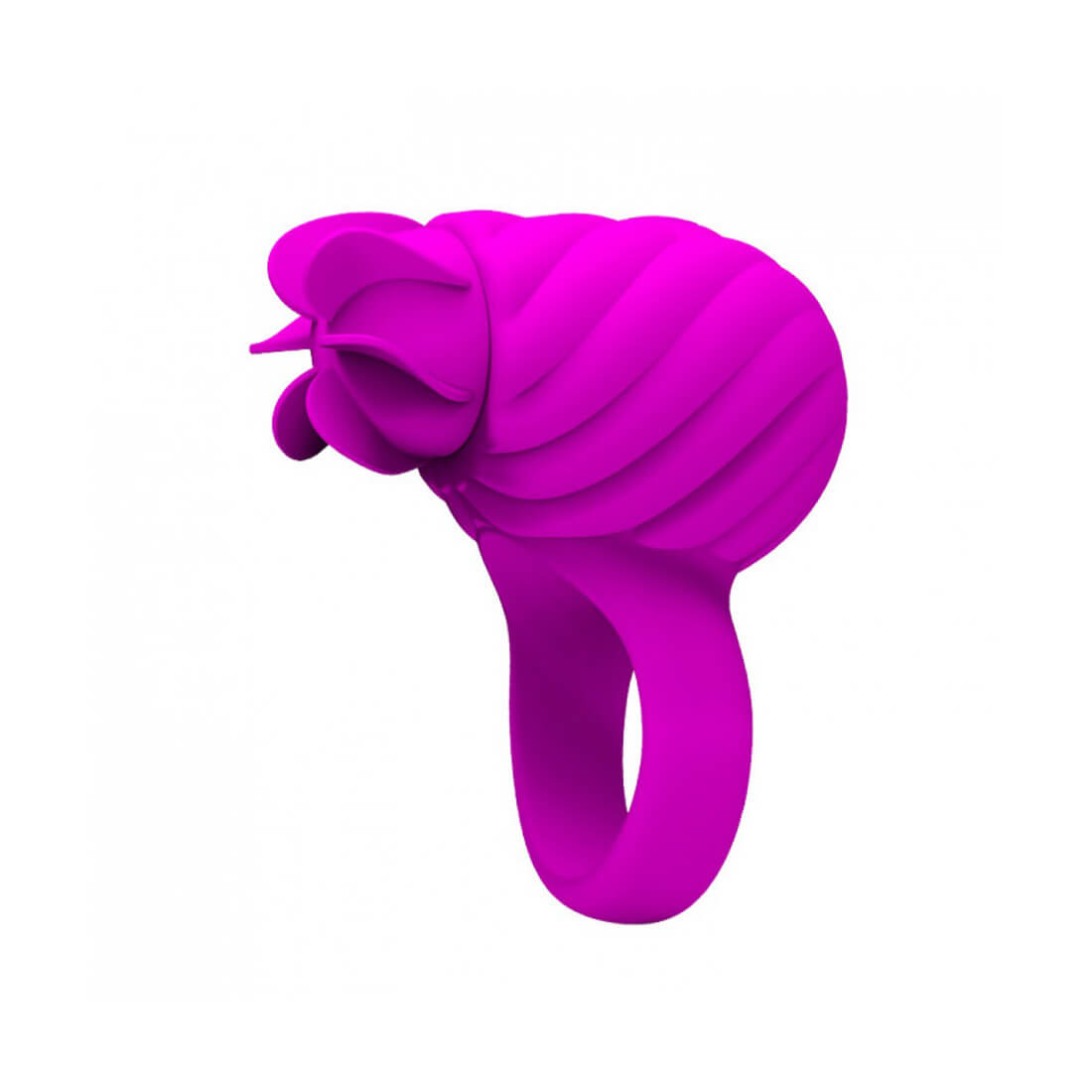 Pretty Love Frances - Anel Peniano em Soft Touch com Estimulador Rotativo - 6,7 x 3,2 cm | Cor: Roxo - 3