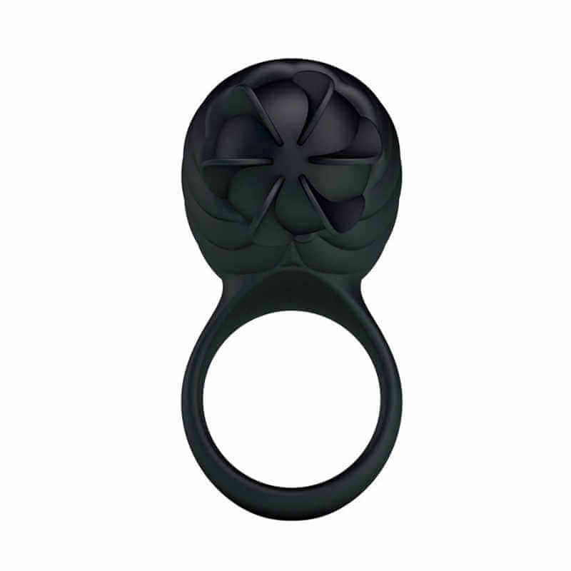 Pretty Love Frances - Anel Peniano em Soft Touch com Estimulador Rotativo - 6,7 x 3,2 cm | Cor: Preto - 4