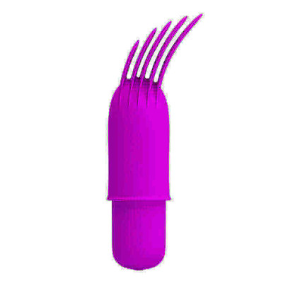 Foto 2 do produto Cápsula Vibratória Recarregável com Capa em Silicone e 12 Modos de Vibração - Pretty Love Gemma - 9 x 2 cm