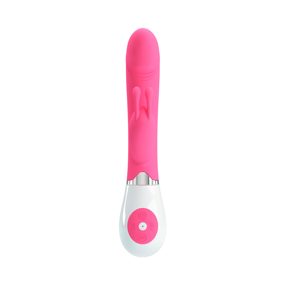 Vibrador de Ponto G e Clítoris em Forma de Coelho com 30 Níveis de Vibração - Pretty Love Gene | 10 x 3,2 cm | Disponível em 2 Cores - 5