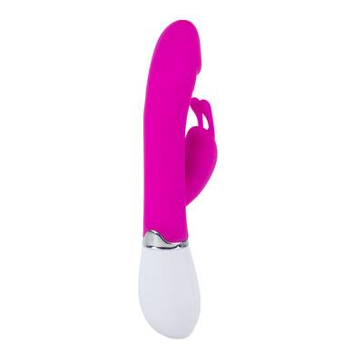 Foto 2 do produto Vibrador de Ponto G e Clítoris em Forma de Coelho com 30 Níveis de Vibração - Pretty Love Gene | 10 x 3,2 cm | Disponível em 2 Cores