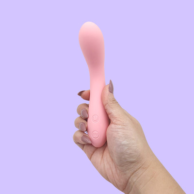 Vibrador Estimulador de Ponto G em Silicone com 30 Modos de Vibração e Recarregável - Pretty Love Gloria - 9,2 x 3,2 cm