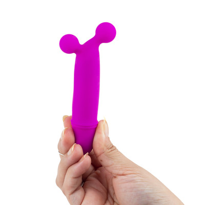 Mini Vibrador em Silicone Soft Touch com 10 Modos de Vibração - Pretty Love Goddard | 12 x 2,2 cm | Disponível em 4 Cores