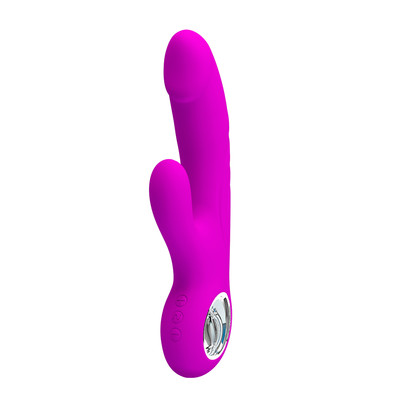 Foto 3 do produto Vibrador Estimulador de Clítoris e Ponto G Recarregável com 7 Modos de Vibração e 5 Níveis de Intensidade - Pretty Love Gordon | 10,5 x 2,9 cm
