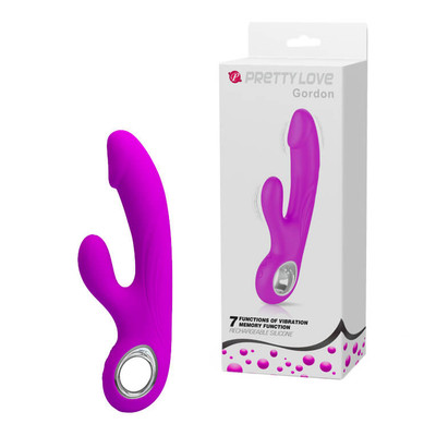 Vibrador Estimulador de Clítoris e Ponto G Recarregável com 7 Modos de Vibração e 5 Modos de Intensidade - Pretty Love Gordon