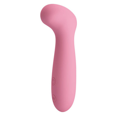 Foto 2 do produto Vibrador Estimulador de Ponto G em Silicone com 30 Modos de Vibração e Carregamento via Cabo USB - Pretty Love Grace | 8,5 x 3 cm