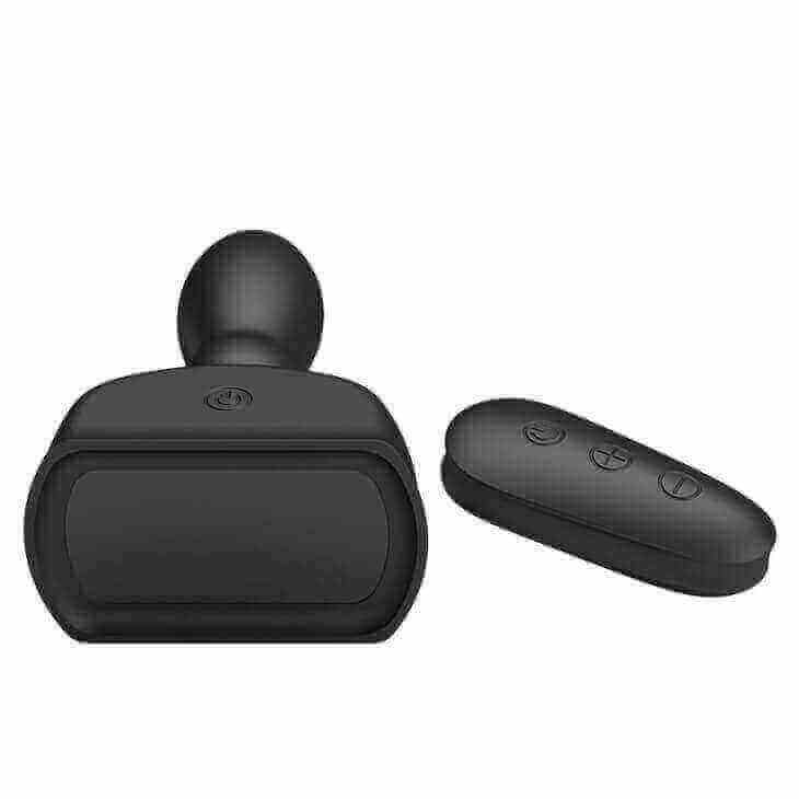 Plug Anal Inflável Recarregável em Silicone com Ventosa, 12 Modos de Vibração, Controle Remoto sem Fio e Função Memória - Pretty Love Harriet | 12,5 x 3,3 cm - 4