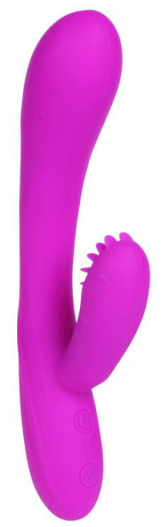 Vibrador Estimulador Clitoriano e Ponto G Recarregável com Saliências e 30 Modos de Vibração - Pretty Love Harry | 19 x 3 cm - 4