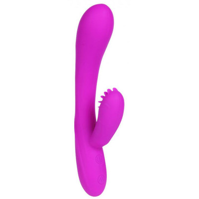 Vibrador Estimulador Clitoriano e Ponto G Recarregável com Saliências e 30 Modos de Vibração - Pretty Love Harry | 19 x 3 cm
