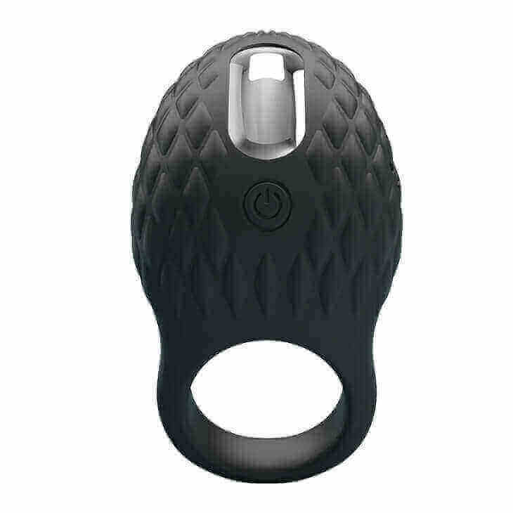 Anel Peniano Recarregável em Silicone com Estimulador de Clítoris e 7 Modos de Vibração - Pretty Love Heloise - 2