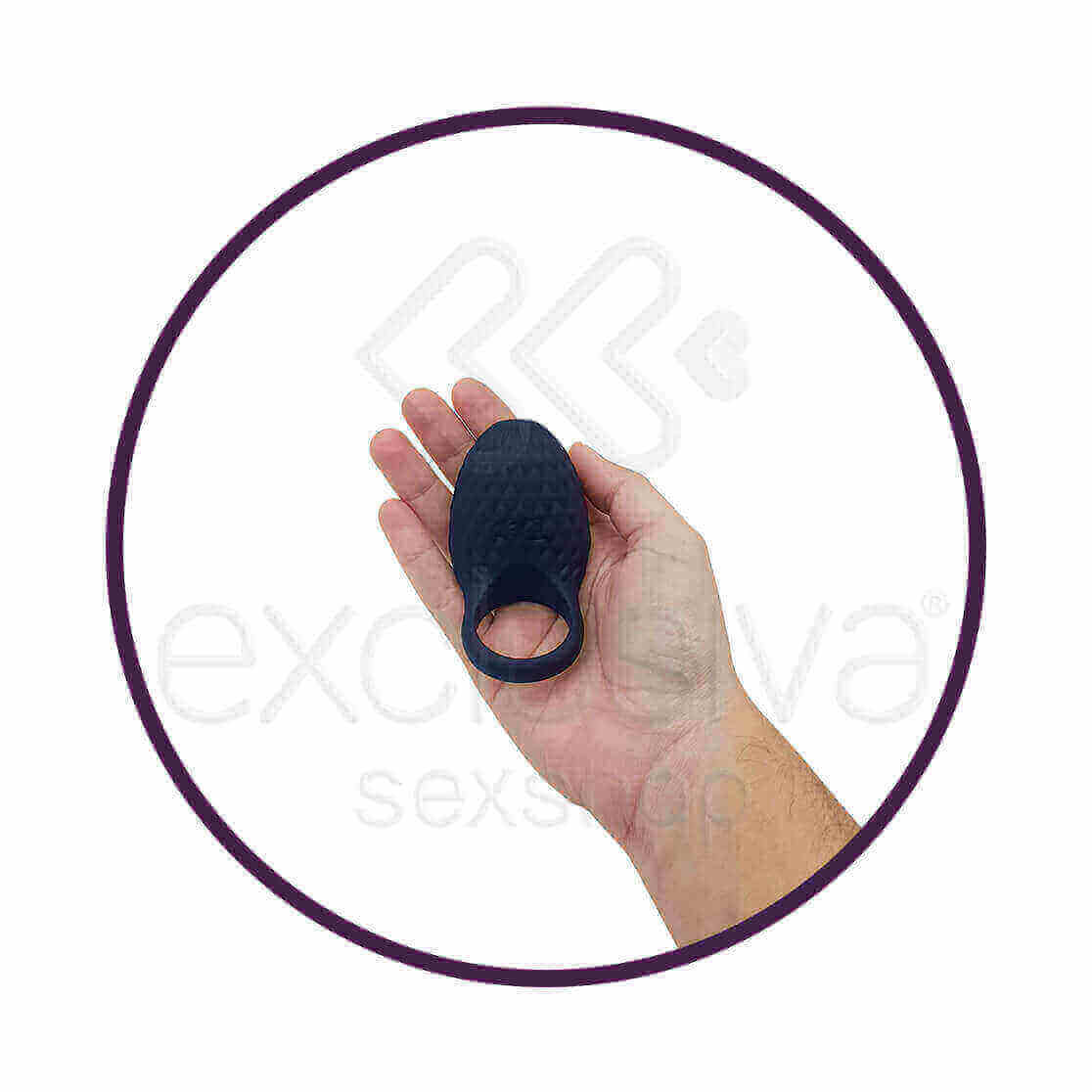 Anel Peniano Recarregável em Silicone com Estimulador de Clítoris e 7 Modos de Vibração - Pretty Love Heloise - 6