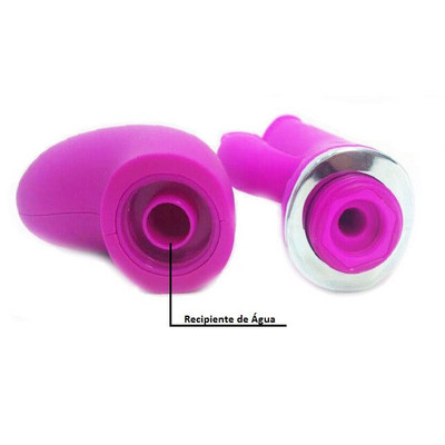 Foto 5 do produto Vibrador Rabbit com Glande, Recarregável, Simulador de Ejaculação, 12 Modos de Vibração e À Prova D'Água - Pretty Love Henry | 24 x 3,5 cm