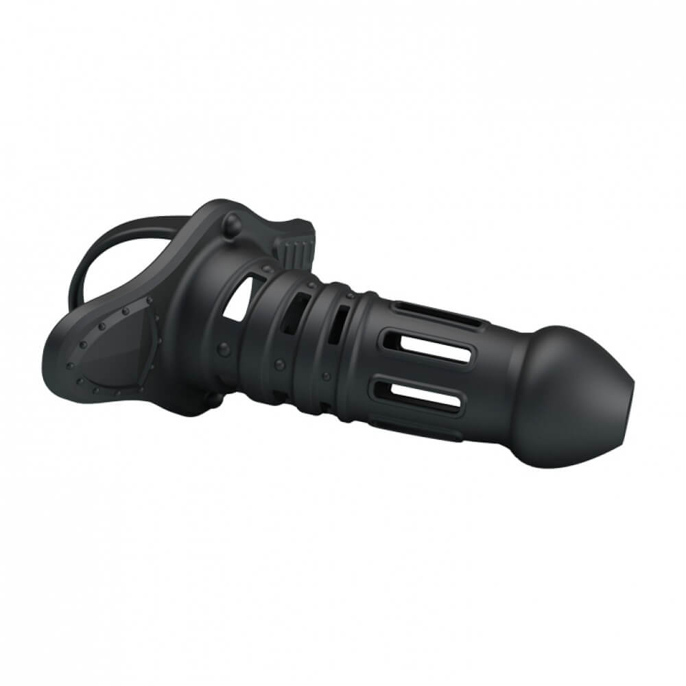 Capa Peniana Vazada com Anel Para Escroto - Pretty Love Hercules Penis Sleeve - 15,5 x 3 cm - 6