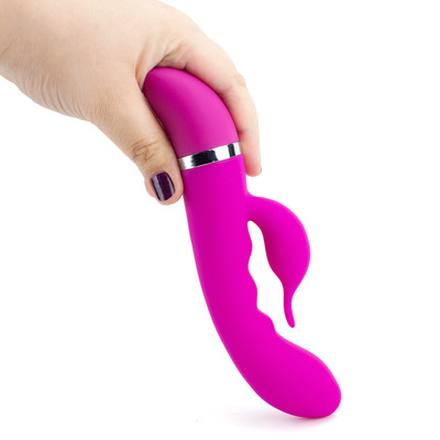 Vibrador de Ponto G com Estimulador Clitoriano, Ondulações e 30 Modos de Vibração - Pretty Love Hilda | 10,5 x 3,2 cm