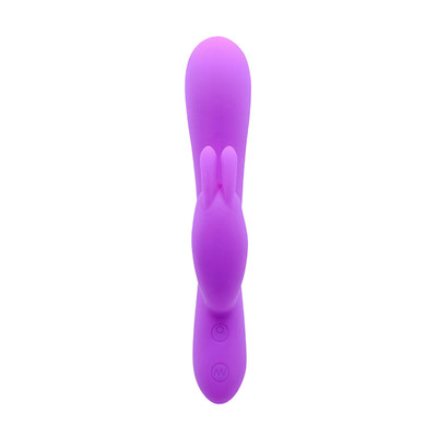 Foto 2 do produto Vibrador Rabbit em Silicone Macio com 3 Velocidades de Dedilhar e 7 Modos de Vibração, Recarregável - Pretty Love | Cor: Roxo