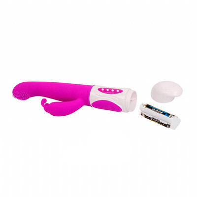 Foto 4 do produto Pretty Love Hugh - Vibrador Ponto G com 4 Intensidades de Pulsação na Ponta e Estimulador Clitoriano com 12 Funções de Vibração - 22,5 x 3,5 cm