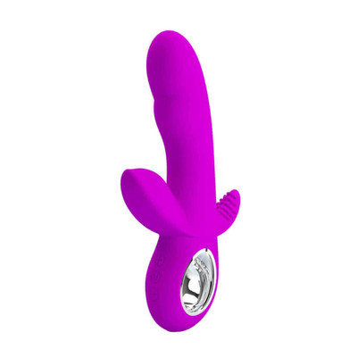 Foto 2 do produto Pretty Love Humphray - Vibrador Flexível Estimulador de Ponto G e Clítoris Recarregável com 7 Modos de Vibrações, 5 Modos de Intensidade - 17,2 x 3 cm