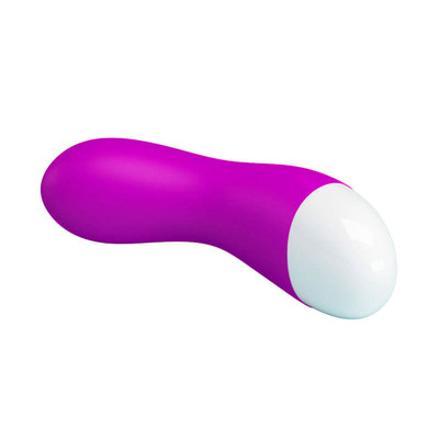 Foto 4 do produto Vibrador Estimulador de Ponto G em Silicone com 30 Modos de Vibração e Carregamento via USB - Pretty Love Ian | 5,6 x 3,8 cm