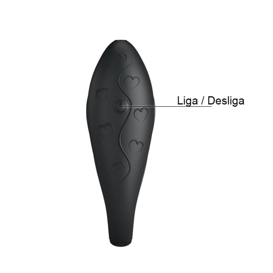 Vibrador Recarregável para Casal com 30 Modos de Vibração, 3 Velocidades e Controle sem Fio - Pretty Love Indulgence Plus | 7,7 x 2,1 cm - 4