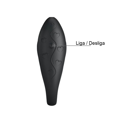 Foto 4 do produto Vibrador Recarregável para Casal com 30 Modos de Vibração, 3 Velocidades e Controle sem Fio - Pretty Love Indulgence Plus | 7,7 x 2,1 cm