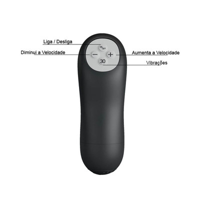 Foto 5 do produto Vibrador Recarregável para Casal com 30 Modos de Vibração, 3 Velocidades e Controle sem Fio - Pretty Love Indulgence Plus | 7,7 x 2,1 cm