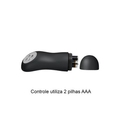 Foto 7 do produto Vibrador Recarregável para Casal com 30 Modos de Vibração, 3 Velocidades e Controle sem Fio - Pretty Love Indulgence Plus | 7,7 x 2,1 cm