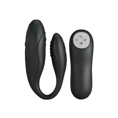 Foto 1 do produto Vibrador Recarregável para Casal com 30 Modos de Vibração, 3 Velocidades e Controle sem Fio - Pretty Love Indulgence Plus | 7,7 x 2,1 cm