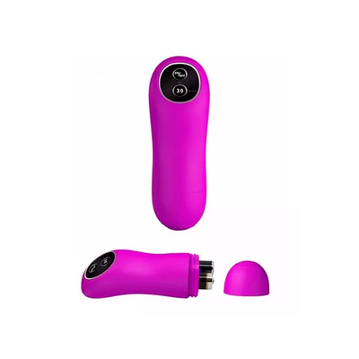 Foto 3 do produto Vibrador para Casais com 30 Níveis de Vibração, Controle Remoto sem Fio e Recarregável - Pretty Love Indulgence | 9 x 2,8 cm