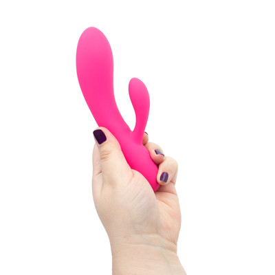 Vibrador Estimulador de Ponto G e Clítoris em Silicone com 30 Modos de Vibração - Pretty Love Ives | 10,9 x 3,5 cm