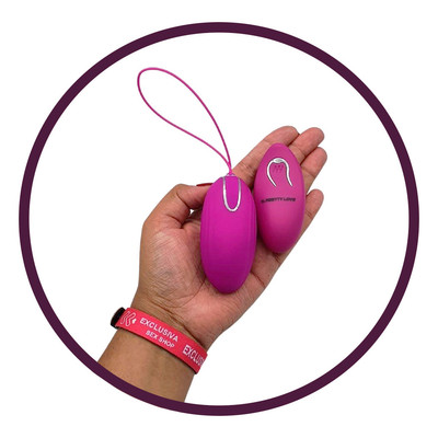 Cápsula Vibratória Recarregável com Controle Remoto e 12 Modos de Vibração - Pretty Love Jacqueline | 8 x 3,8 cm