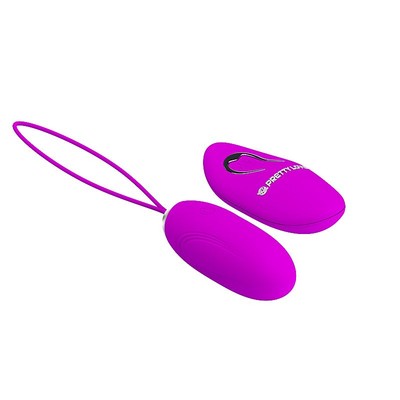 Foto 2 do produto Cápsula Vibratória em Silicone com 12 Modos de Vibração, Resistente à Água, Recarregável e Controle Remoto sem Fio - Pretty Love Jenny | 7 x 2,8 cm