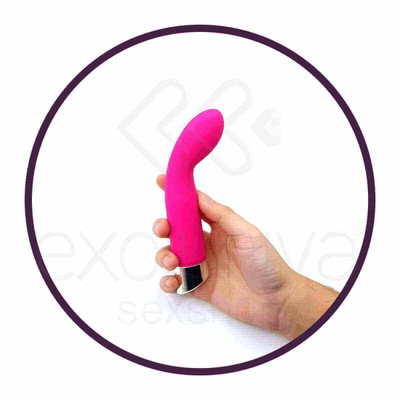 Vibrador Estimulador de Ponto G em Silicone com 12 Modos de Vibrações e Função Memória - Pretty Love John | 15,4 x 2,7 cm | Disponível em 2 Cores