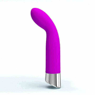 Foto 1 do produto Vibrador Estimulador de Ponto G em Silicone com 12 Modos de Vibrações e Função Memória - Pretty Love John | 15,4 x 2,7 cm | Disponível em 2 Cores