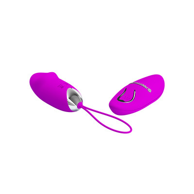 Foto 4 do produto Cápsula Vibratória em Silicone com 12 Modos de Vibração e Controle Remoto Sem Fio, Recarregável Via USB - Pretty Love Julia | 7,3 x 2,8 cm