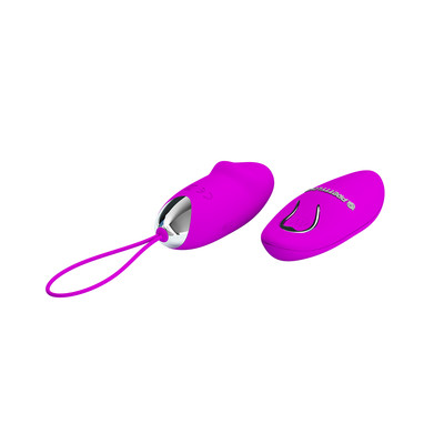 Foto 5 do produto Cápsula Vibratória em Silicone com 12 Modos de Vibração e Controle Remoto Sem Fio, Recarregável Via USB - Pretty Love Julia | 7,3 x 2,8 cm