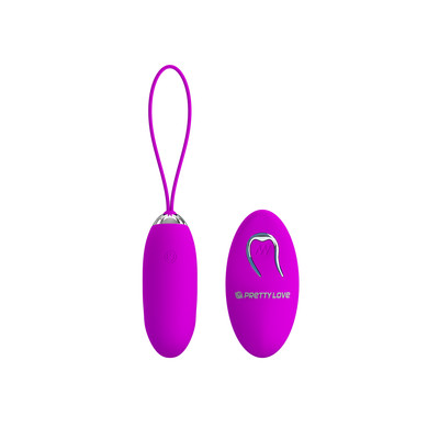 Foto 6 do produto Cápsula Vibratória em Silicone com 12 Modos de Vibração e Controle Remoto Sem Fio, Recarregável Via USB - Pretty Love Julia | 7,3 x 2,8 cm