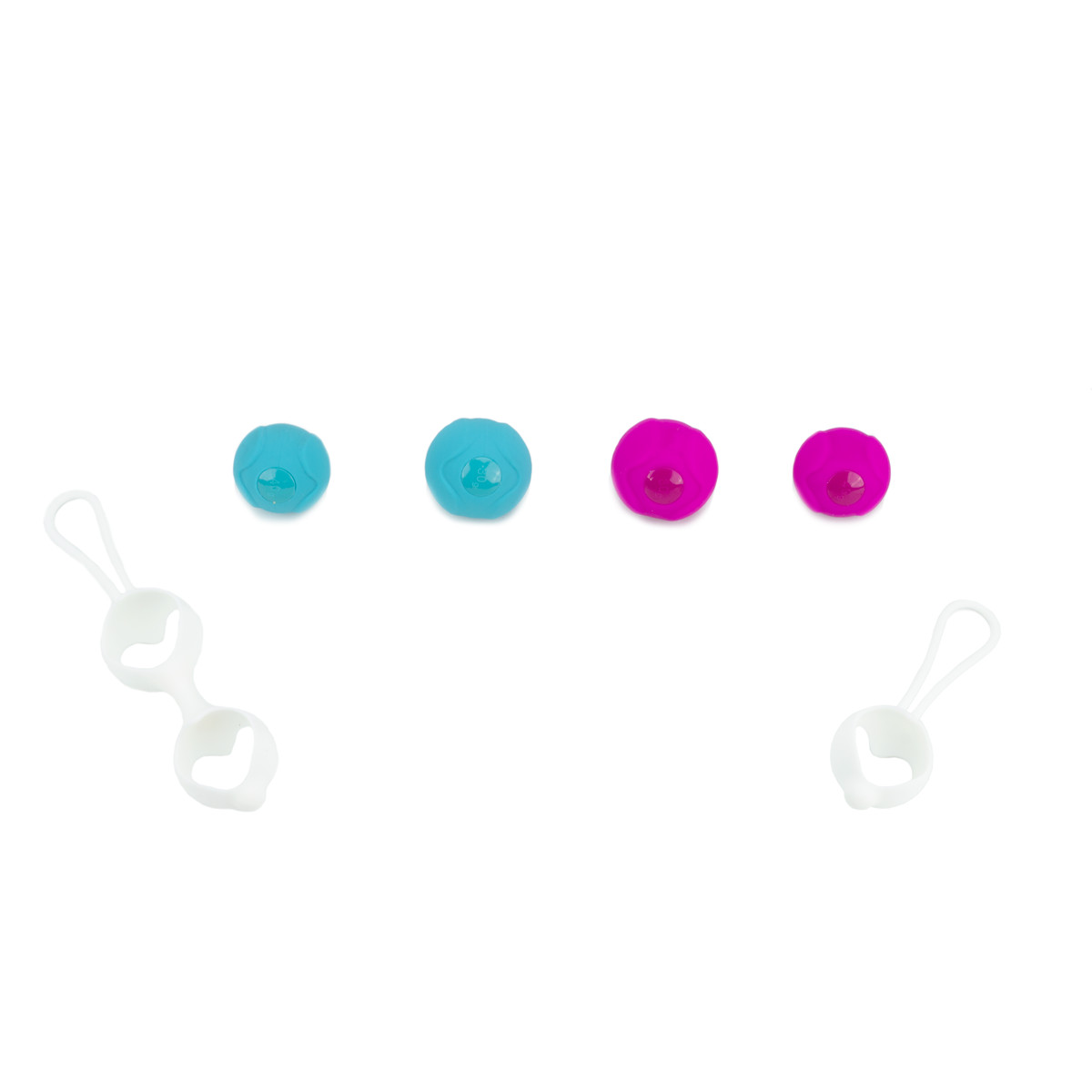 Bolas com Peso para Pompoar em Silicone Soft Touch e Alça de segurança - Pretty Love Kegel Ball - 3