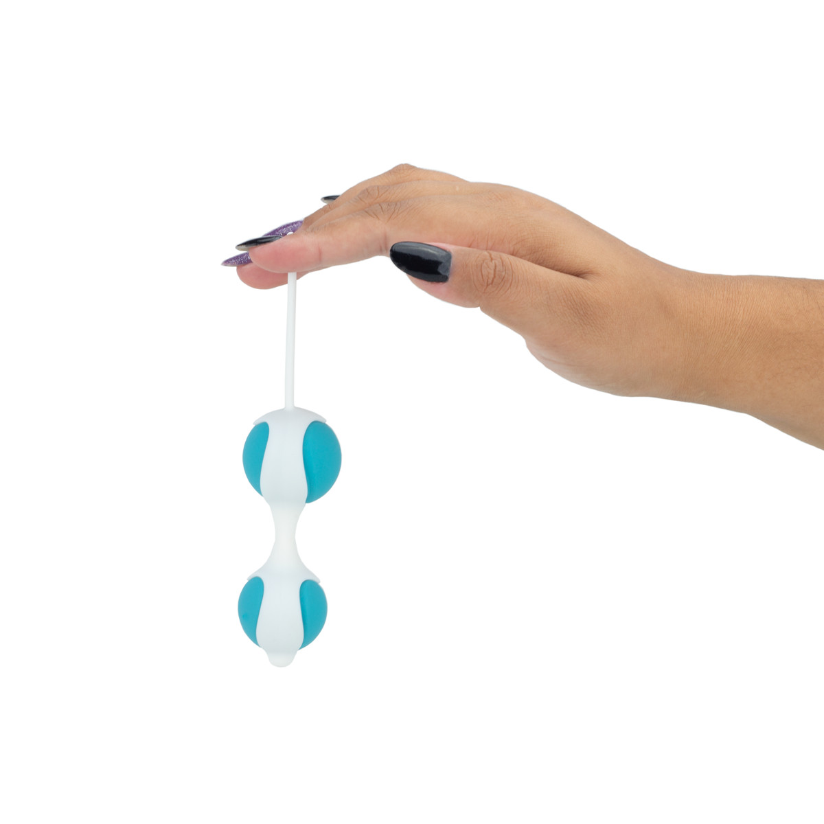 Bolas com Peso para Pompoar em Silicone Soft Touch e Alça de segurança - Pretty Love Kegel Ball - 10