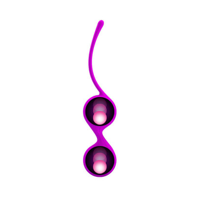 Foto 10 do produto Bolas para Pompoarismo em Silicone Aveludado no Formato Anatômico com Alça de Segurança - Pretty Love Kegel Tighten Up I | Disponível em 2 Cores