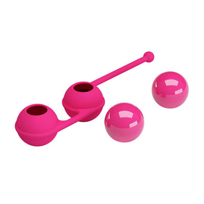 Foto 3 do produto Bolas para Pompoarismo com Pesos internos que Vibra - Pretty Love Kegel Tighten Up III | Disponível em 2 Cores