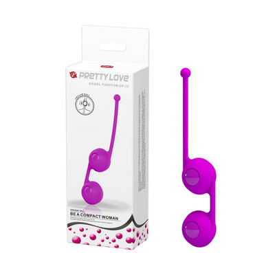 Foto 4 do produto Bolas para Pompoarismo com Pesos internos que Vibra - Pretty Love Kegel Tighten Up III | Disponível em 2 Cores