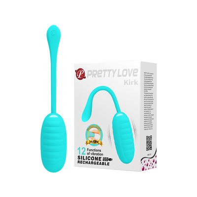 Cápsula Vibratória Recarregável em Silicone com 12 Modos de Vibração - Pretty Love Kirk | 8 x 3,5 cm | Disponível em 2 Cores