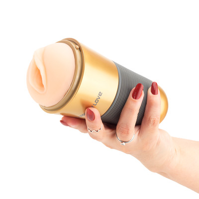 Masturbador Lanterna em Forma de Vagina em TPR - Pretty Love Kitty | 15,5 x 3 cm | Disponível em 2 Cores