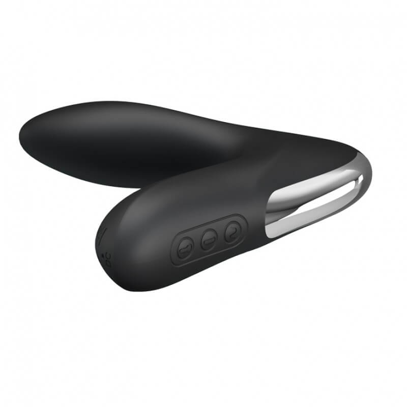 Pretty Love Leonard - Estimulador de Períneo e Próstata Inflável Recarregável em Silicone com 12 Modos de Vibração - 12 x 3 cm - 4